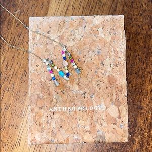 “M” initial necklace by Anthropologie